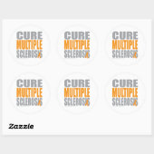 Cure Multiple Sclerosis Ronde Sticker (Vel)