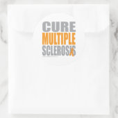 Cure Multiple Sclerosis Ronde Sticker (Tas)