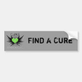 Cure Non-Hodgkin lymfoom Bumpersticker (Voorkant)