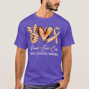 Cure Oranje lint Multiple Sclerosis Awareness T-shirt