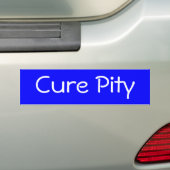 Cure Pity Bumpersticker (Op auto)