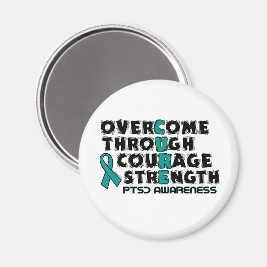 CURE...PTSD MAGNEET (Voorkant / Achterkant)