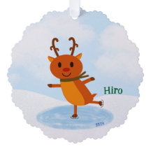 Cure Schaatsen Rendier Vakantie | kerstcadeau