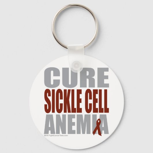 Cure Sickle Cell Anemie Sleutelhanger (Voorkant)
