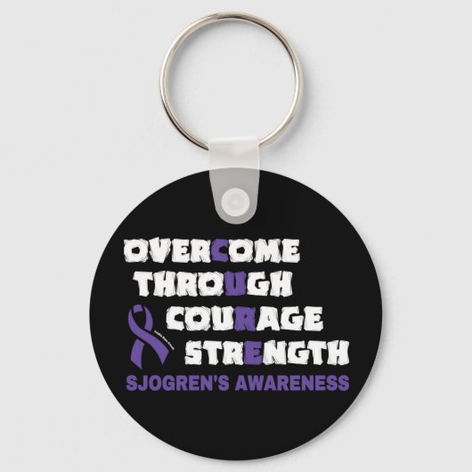 CURE...Sjogren's Sleutelhanger (Voorkant)