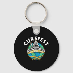 Curefest Kinderkanker Curefest Rond de Wereld Sleutelhanger