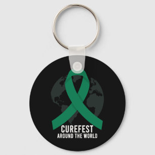 Curefest Rond De Wereld Leverkanker Bewustzijn W Sleutelhanger