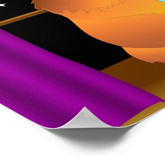 curieuse affiche de chat (Coin)