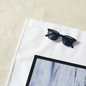 Curieusement serviette de plage d'Adirondack (En situation)