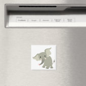 Curieux aimant d'éléphant de dessin animé (In Situ (Lave-vaisselle))