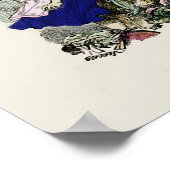 Curieux Alice ~ Imprimer / Poster Wonderland (Coin)