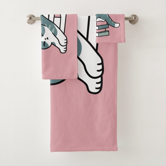 Curieux avec un livre et un chat - Lecture confort (En situation)