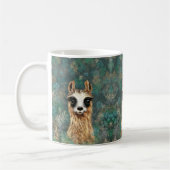Curieux bébé Llama Funny Mug Cadeau (Gauche)