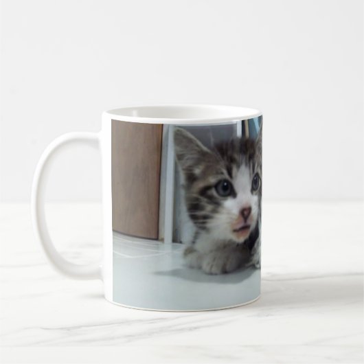 Curieux café Keeno Mug (Gauche)