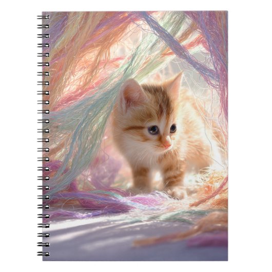 Curieux Carnet Kitten Pastel (Devant)