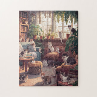 Curieux Cats Puzzle Puzzle