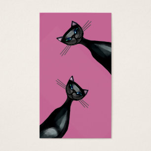 Curieux chat noir et blanc souriant