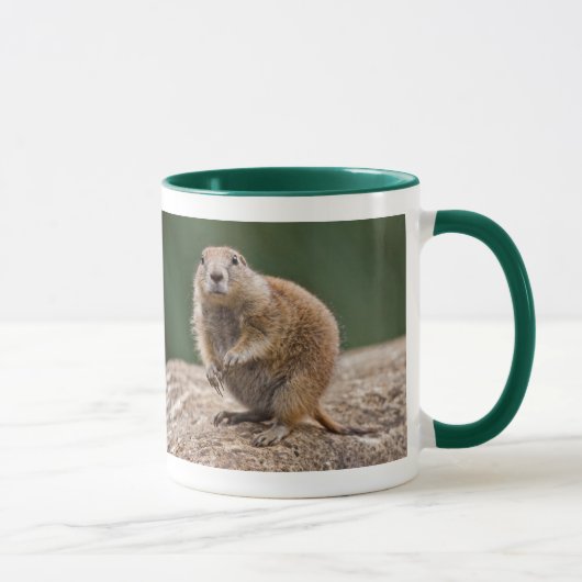 Curieux chien des Prairies Mug (Droite)