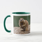 Curieux chien des Prairies Mug (Gauche)