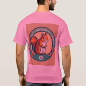 Curieux Chipmunk Forest Adventure T-Shirt Designs (Dos)