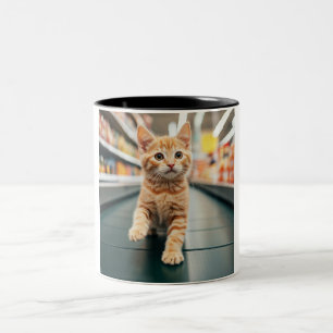 Curieux Convoyeur Kitten Caper Mug