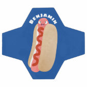 Curieux hot dog Weiner dessin animé (Plat)