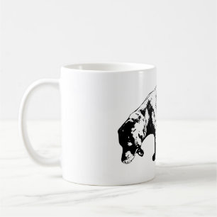 Curieux labrador renifler l'encre d'art Mug