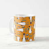 Curieux oiseau à pattes bleues - Mug (Devant gauche)