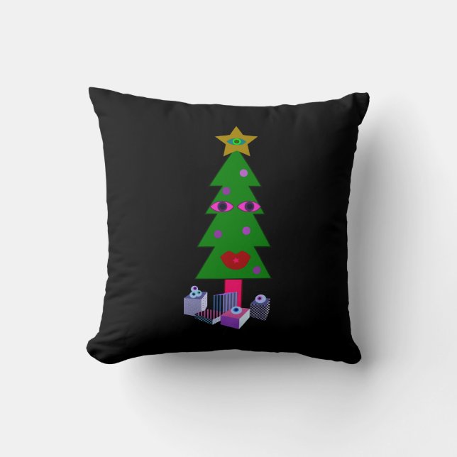 Curieux Oreiller de Noël (Recto)
