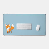 Curieux Petit Renard sur Bleu (Clavier et souris)