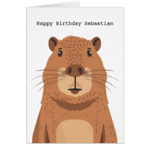 Curieux portrait Capybara