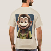 Curieux singe écureuil dans la Jungle T-Shirt (Dos)