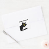 Curieux sticker Black Cat (Enveloppe)