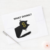 Curieux stickers Black Cat 3" (Enveloppe)