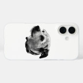 Curieux Terrier Mix coque iphone (Verso (horizontal))