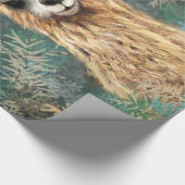 Curieuze Baby Llama - Cute - Cadeaupapier (Hoek)