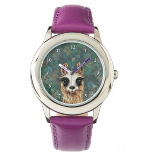 Curieuze Baby Llama - Cute - Horloge