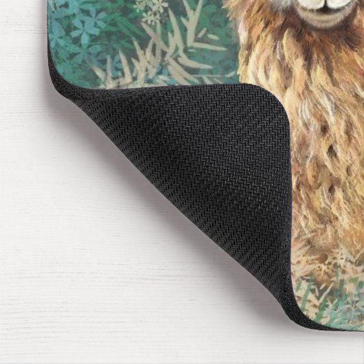 Curieuze Baby Llama - Cute Muismat (Hoek)