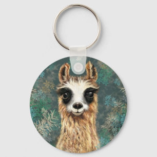 Curieuze Baby Llama - Cute Sleutelhanger
