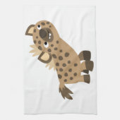 Curieuze Cartoon Hyena Kitchen Towel Theedoek (Verticaal)