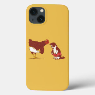 CURIEUZE CAT EN CHOOK iPhone 6 Robuust Hoesje