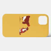 CURIEUZE CAT EN CHOOK iPhone 6 Robuust Hoesje (Achterkant (horizontaal))