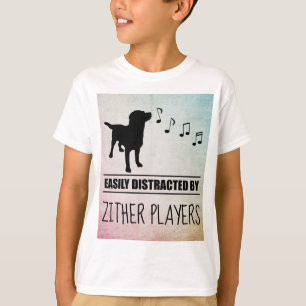 Curieuze Dog is gemakkelijk verstoord door Zof-spe T-shirt