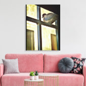 Curieuze Dove Canvas Afdruk (Insitu (Woonkamer))