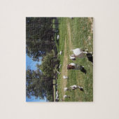 curieuze geiten legpuzzel (Verticaal)