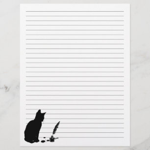 Curieuze Kitten Letterhead - Katten & boeken
