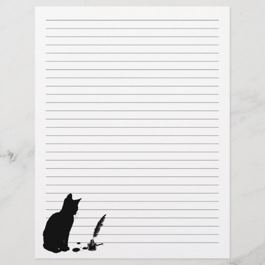 Curieuze Kitten Letterhead - Katten & boeken (Voorkant)