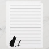Curieuze Kitten Letterhead - Katten & boeken (Voorkant / Achterkant)