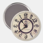 Curieuze klok 1 magneet (Voorkant / Achterkant)