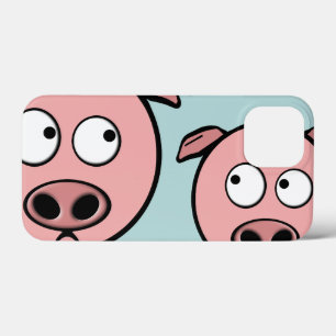 Curieuze varkens iPhone 13 mini hoesje